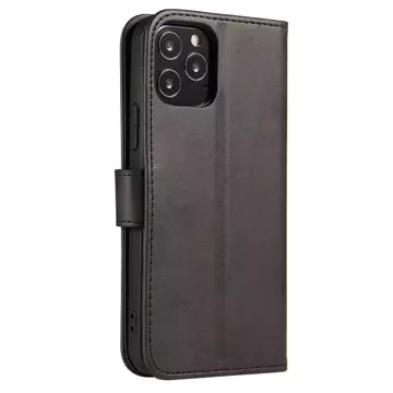 Magnet Case elegantní kryt pouzdra s chlopní a funkcí stojánku pro Samsung Galaxy A73 černý