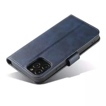 Magnet Case elegantní kryt pouzdra s funkcí chlopně a stojánku pro Samsung Galaxy A73 modrý