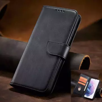 Magnet Case elegantní kryt pouzdra s funkcí chlopně a stojánku pro Samsung Galaxy S22 (S22 Plus) černý