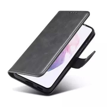 Magnet Case elegantní kryt pouzdra s funkcí chlopně a stojánku pro Samsung Galaxy S22 (S22 Plus) černý