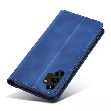 Magnet Fancy Case Case pro Samsung Galaxy A13 5G Pouch Card Wallet Card Stand Blue