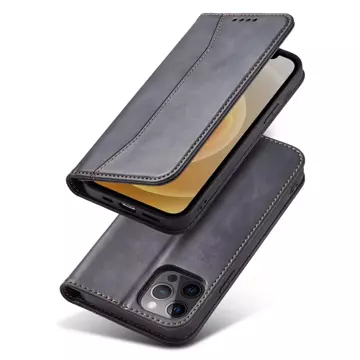 Magnet Fancy Case Case pro iPhone 12 Pro Max Pouch Wallet Card Holder Black