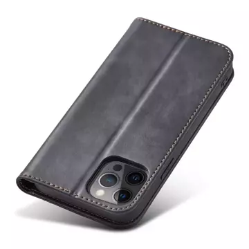 Magnet Fancy Case Case pro iPhone 12 Pro Max Pouch Wallet Card Holder Black