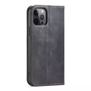 Magnet Fancy Case Case pro iPhone 12 Pro Max Pouch Wallet Card Holder Black