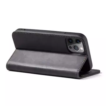 Magnet Fancy Case Case pro iPhone 12 Pro Max Pouch Wallet Card Holder Black