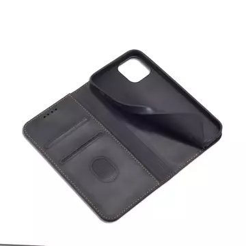 Magnet Fancy Case Case pro iPhone 12 Pro Max Pouch Wallet Card Holder Black