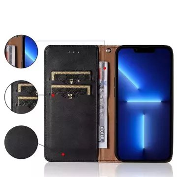 Magnet Strap Case Case pro Samsung Galaxy A13 5G Pouch Wallet Mini Lanyard Pendant Black