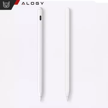 Magnetické pero Alogy pro poznámkové a skicovací pero pro Apple iPad Pro/ Air/ Mini White