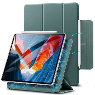 Magnetické pouzdro Pencil ESR Rebound pro iPad Pro 12.9 2020/2021 Forest Green