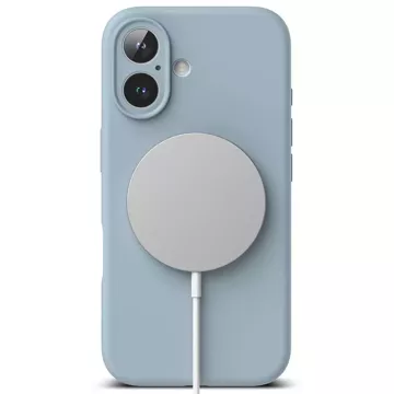 Magnetický silikonový obal Ringke MagSafe pro iPhone 16 Blue