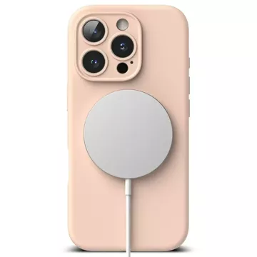 Magnetický silikonový obal Ringke MagSafe pro iPhone 16 Pro Pink