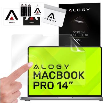 Matná ochrana obrazovky pro MacBook Pro 14 (2023-2021) Alogy Screen Protect Film s filtrem Anti Blue