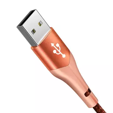 Mcdodo Magnificence CA-7962 LED kabel USB na USB-C, 1 m (oranžový)