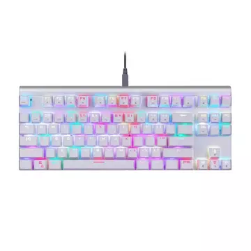 Mechanická klávesnice Motospeed CK101 RGB (bílá)