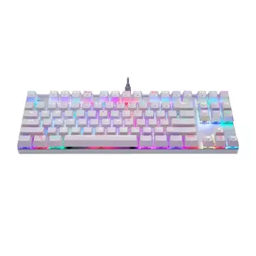 Mechanická klávesnice Motospeed CK101 RGB (bílá)