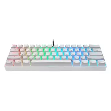 Mechanická klávesnice Motospeed CK61 RGB (bílá)