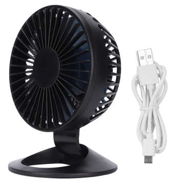 Mini Windmill, přenosný, nehlučný ventilátor Alogy na stůl, stůl Black