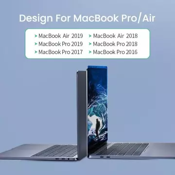 Multifunkční HUB UGREEN 2x USB Type C na USB Type C PD (Thunderbolt 3, 100 W, 4K@60 Hz, 10 Gbps) / HDMI 4K@30 Hz / 3x USB 3.0 pro MacBook Pro / Air šedá (60559)