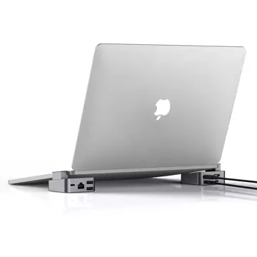 Multifunkční stojan Joyroom HUB USB Type C - USB 3.0 / RJ45 / HDMI / USB Type C / Thunderbolt pro MacBook Pro Grey (S-H121 Grey)