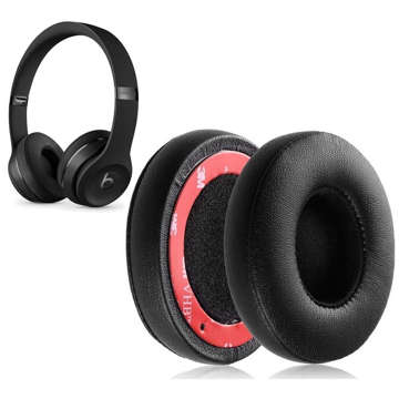 Mušlové chrániče sluchu Alogy Sponges pro sluchátka pro BEATS SOLO 2.0 3.0 Black