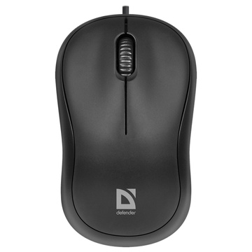 Myš DEFENDER PATCH MS-759 USB kabelová počítačová myš malá 1000 DPI černá