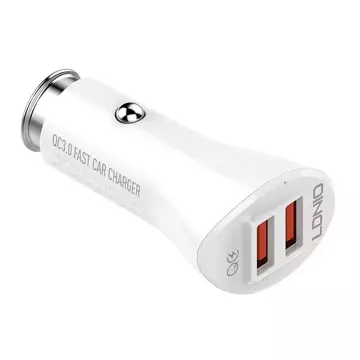 Nabíječka do auta LDNIO C511Q 2USB Lightning kabel