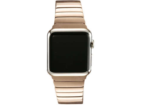 Náramek Alogy z nerezové oceli pro Apple Watch 42/44/45 / 49 mm Rose Gold