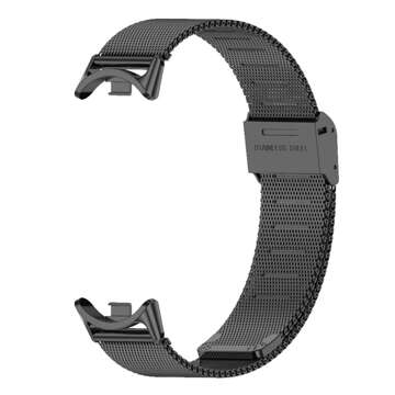 Náramek na chytré hodinky náramek 15 mm pro Xiaomi Mi Band 8 / 8 NFC / 9 / 9 NFC černý