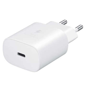 Nástěnná nabíječka 3,6A 25W rychlé napájení PD USB-C Type-C Single White