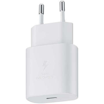 Nástěnná nabíječka 3,6A 25W rychlé napájení PD USB-C Type-C Single White