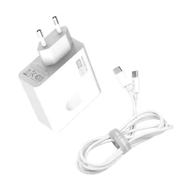 Nástěnná nabíječka 65W kabel Type-C to Type-C Somostel Power Deliver Q15 PD White