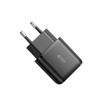 Nástěnná nabíječka C20W 2-port USB-C - USB PD20W / QC3.0 černá