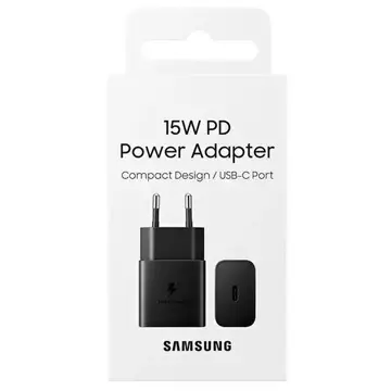 Nástěnná nabíječka Samsung EP-T1510NB 15W Fast Charge černá/černá