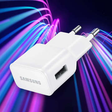 Nástěnná nabíječka Samsung USB-A EP-TA50EWE 5V / 1,55A Bílá