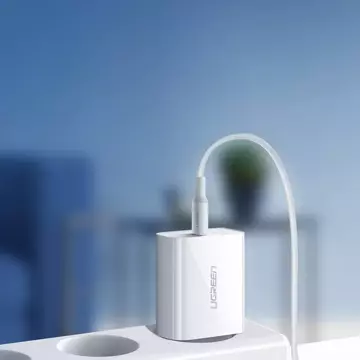 Nástěnná nabíječka UGREEN USB Power Delivery 3.0 Quick Charge 4.0 20W 3A bílá (60450)