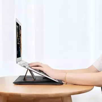 Nillkin 3v1 MacBook Sleeve 14'' Pouch Taška na notebook Stojan pod myš Podložka pod myš černá a bílá