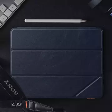 Nillkin Bevel Leather Case pro iPad Pro 11'' 2021/2020 kryt s vyklápěcím chytrým pouzdrem na spaní černý