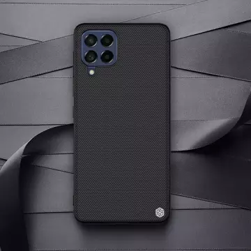 Nillkin Textured Case Odolné vyztužené pouzdro s gelovým rámem a nylonem na zadní straně Samsung Galaxy M53 5G černá