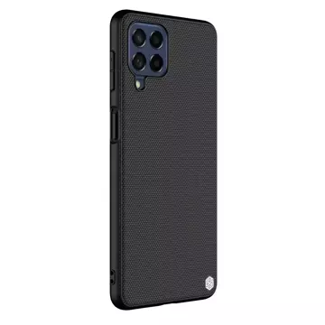 Nillkin Textured Case Odolné vyztužené pouzdro s gelovým rámem a nylonem na zadní straně Samsung Galaxy M53 5G černá