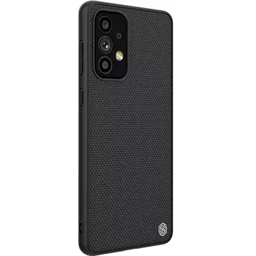 Nillkin Textured Case odolné vyztužené pouzdro s gelovým rámem a nylonem na zadní straně Samsung Galaxy A73 černé