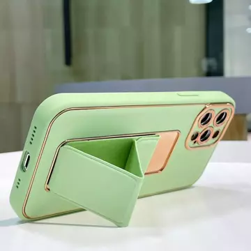 Nové pouzdro Kickstand Case pro iPhone 13 Pro se stojánkem fialové