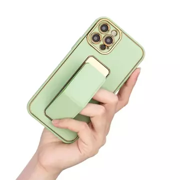 Nové pouzdro Kickstand Case pro iPhone 13 Pro se stojánkem fialové