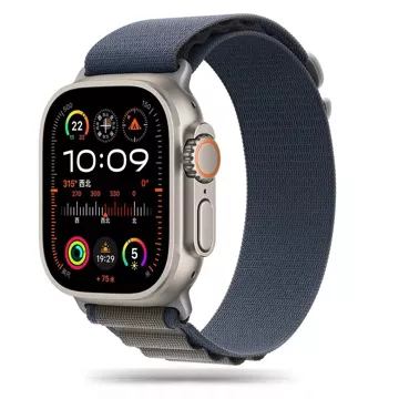 Nylon Pro Apple Watch řemínek 4 / 5 / 6 / 7 / 8 / 9 / se / ultra 1 / 2 (42 / 44 / 45 / 49 mm) Šedý