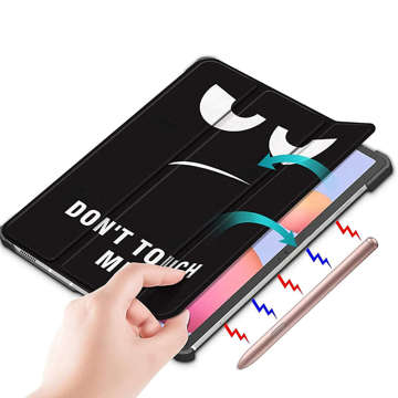 Obal na tablet Alogy Book Cover pro Samsung Galaxy Tab S7 Plus/ S8 Plus 12.4 T970/ T976B/ X800/ X806 Don't Touch Me