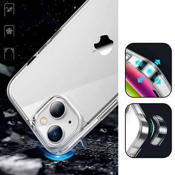 Obrněné pouzdro Alogy Hybrid Case s krytem fotoaparátu pro Apple iPhone 13 Mini Transparent