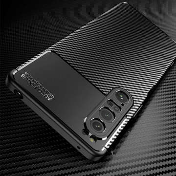 Obrněné pouzdro Alogy TPU Carbon Case pro Sony Xperia 1 IV 2022 Black Glass