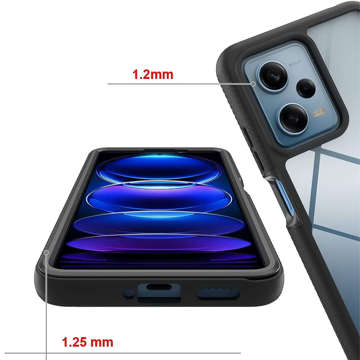 Ochranná fólie Etui pancerne Alogy Defense360 Pro pro Xiaomi Redmi Note 12 Pro / Poco X5 Pro Black