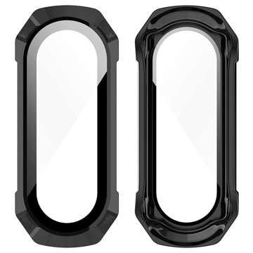 Ochranné pouzdro 2 v 1 se zabudovaným sklem pro Xiaomi Mi Band 7 / 7 NFC Alogy Classic Case Black