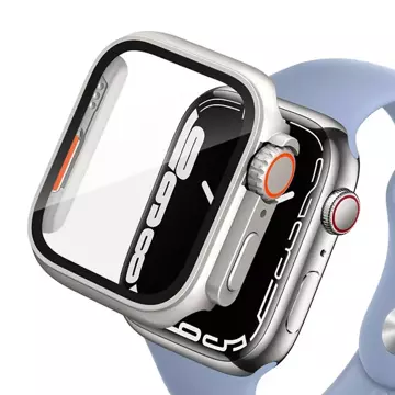 Ochranné pouzdro Defense360 pro Apple Watch 7 / 8 (45 mm) Titanium/oranžové