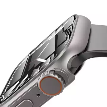 Ochranné pouzdro Defense360 pro Apple Watch 7 / 8 (45 mm) Titanium/oranžové